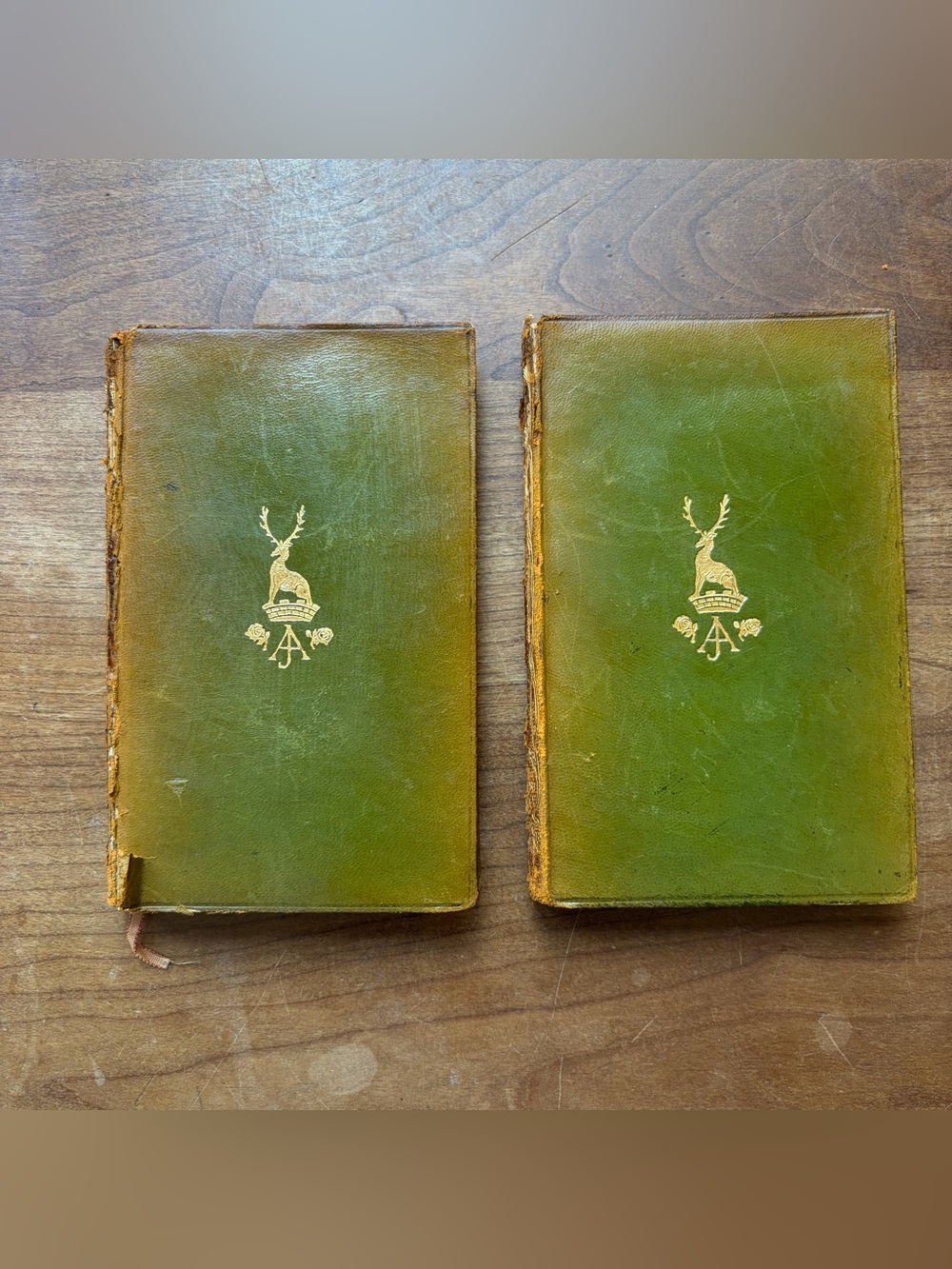 RARE Jane Austen 1904 Antique Mansfield Park Vol. 1 & Vol. 2 Book Set *FLAWED*